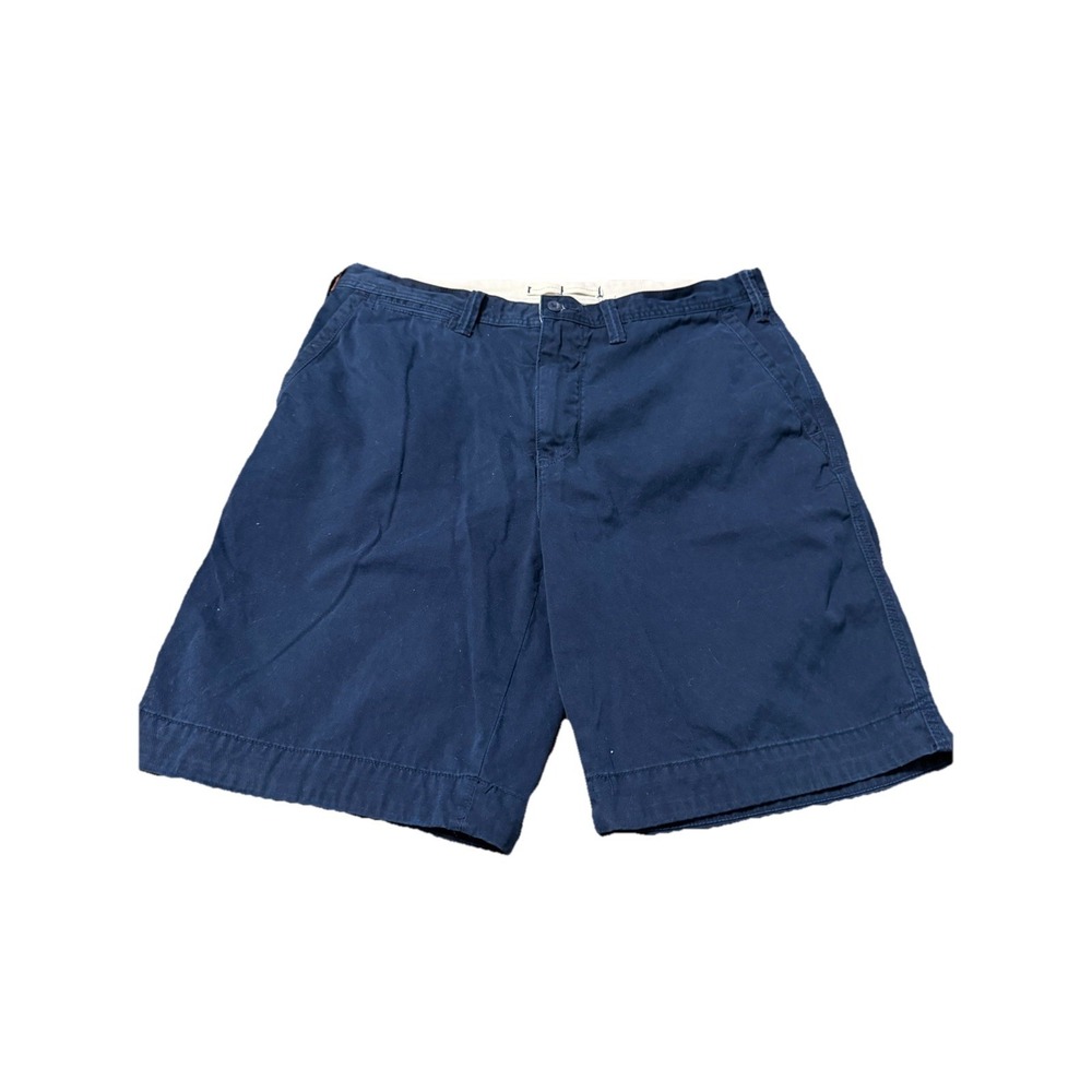Polo Ralph Lauren Relaxed Fit Chino Shorts Men's 36 Navy Blue Red Pony Cotton
